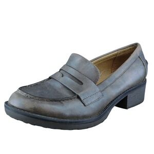 Baretraps Women Loafer Shoes Oliva Brown Synthetic Slip On Size 5 Medium (B, M)